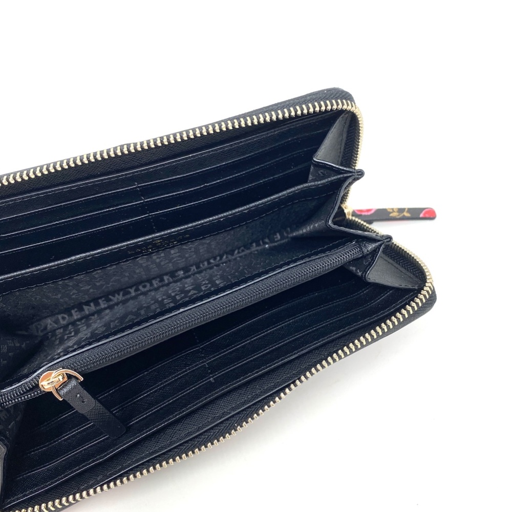 Kate Spade Women's Wallet Leather Neda Laurel Way Hazy Rose Roosterred WRLU5058 - Picture 3 of 6